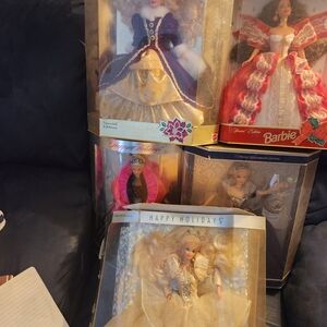 Barbie Holiday Collector Dolls Set